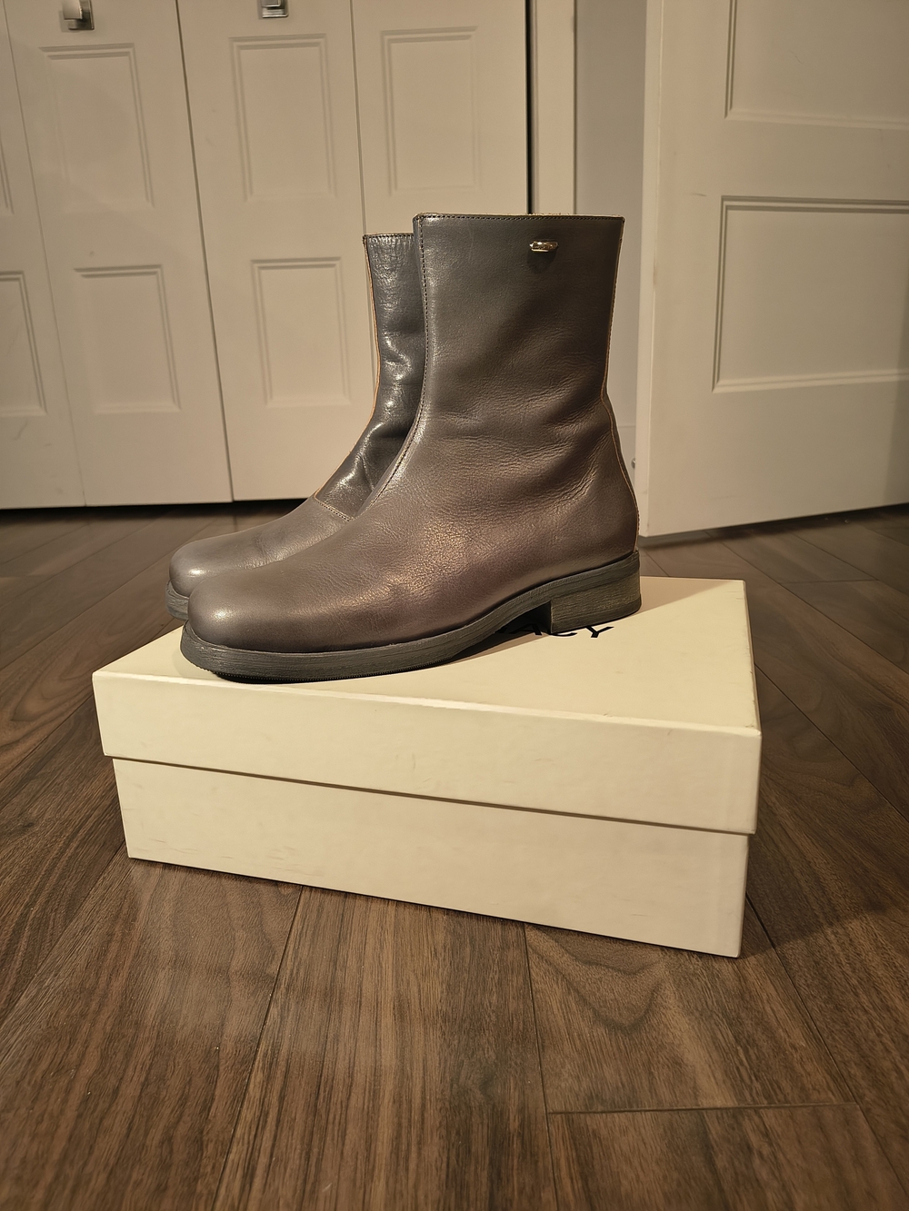Our Legacy Camion Boots Deep Sky Leather EU 43 New With Box